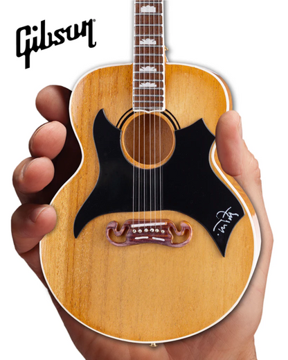 Tom Petty Gibson SJ-200 Wildflower - Antique Natural Miniature Guitar Model