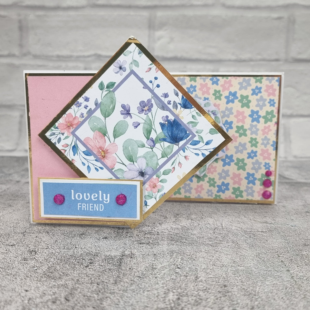 The Paper Boutique Sunny Gardens Bloc de papiers décoratifs 15,2 x 15,2 cm
