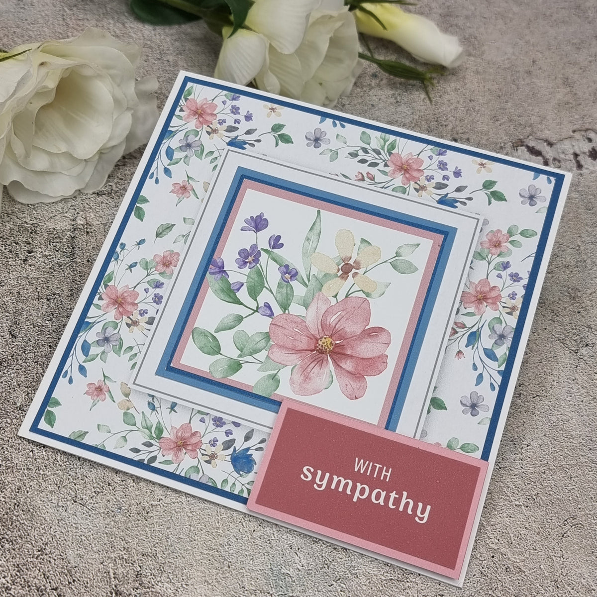 The Paper Boutique Sunny Gardens Bloc de papier 20 x 20 cm