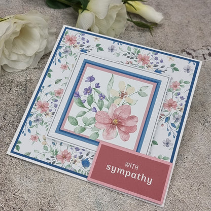 The Paper Boutique Sunny Gardens Bloc de papiers décoratifs 15,2 x 15,2 cm