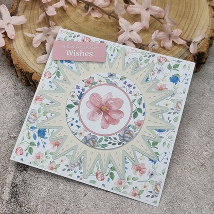 The Paper Boutique Sunny Gardens Bloc de papiers décoratifs 15,2 x 15,2 cm