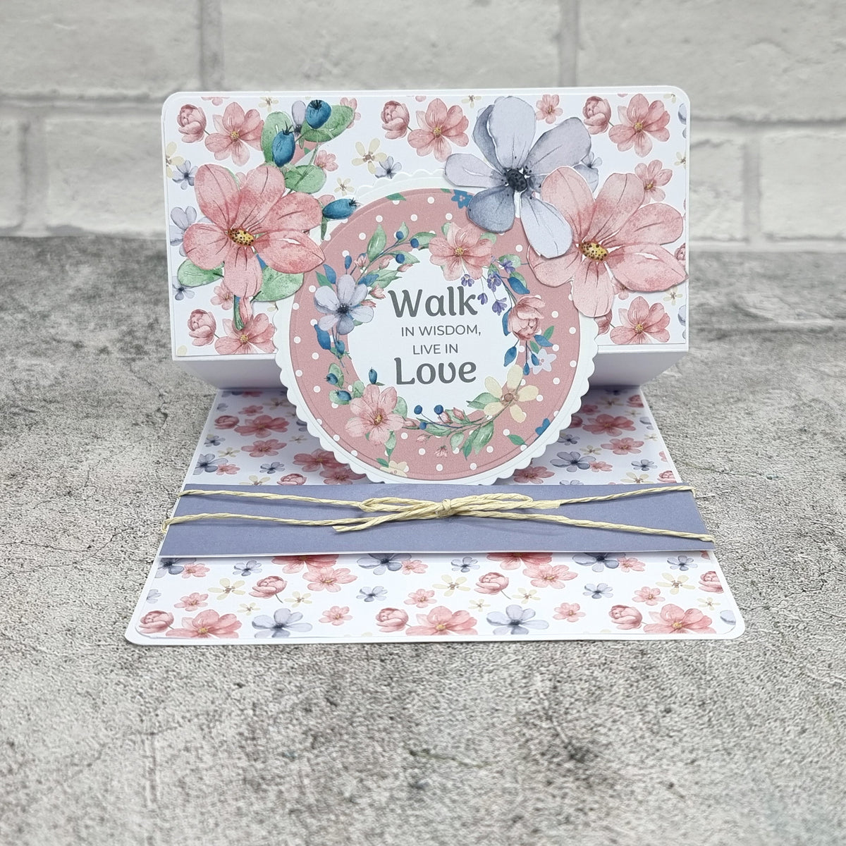 The Paper Boutique Sunny Gardens Bloc de papier 20 x 20 cm