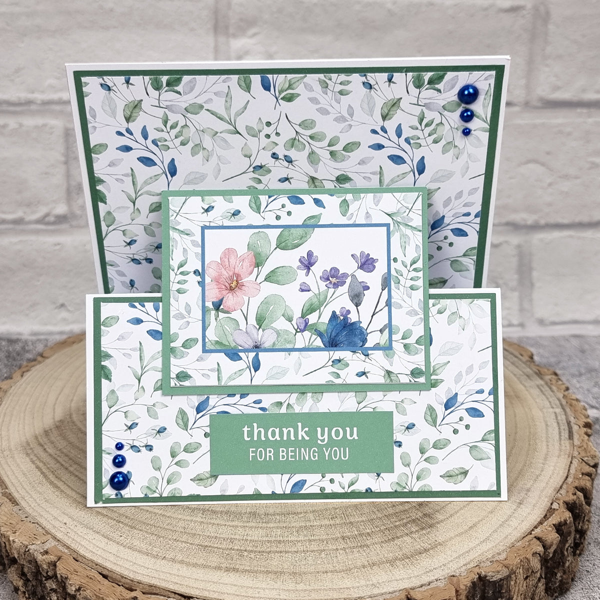 The Paper Boutique Sunny Gardens Bloc de Cartes Couleur 20,3 cm x 20,3 cm