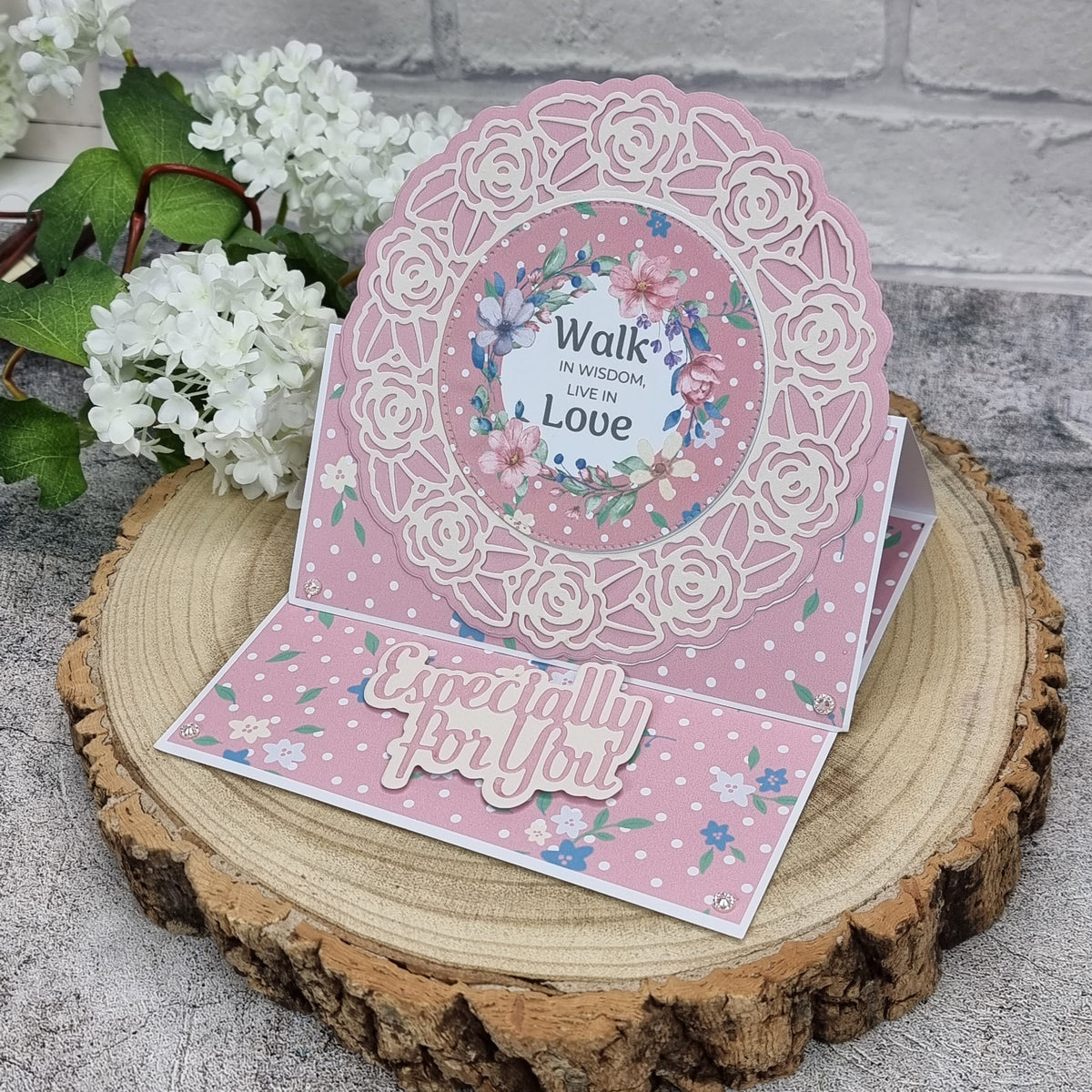 The Paper Boutique Sunny Gardens Bloc de papier 20 x 20 cm