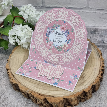 The Paper Boutique Sunny Gardens Bloc de papier 20 x 20 cm