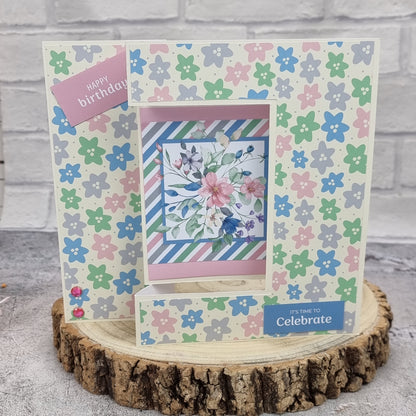 The Paper Boutique Sunny Gardens Bloc de papier 20 x 20 cm
