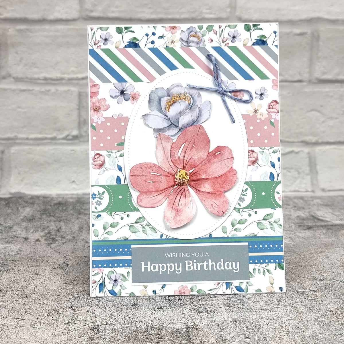 The Paper Boutique Sunny Gardens Bloc de papier 20 x 20 cm