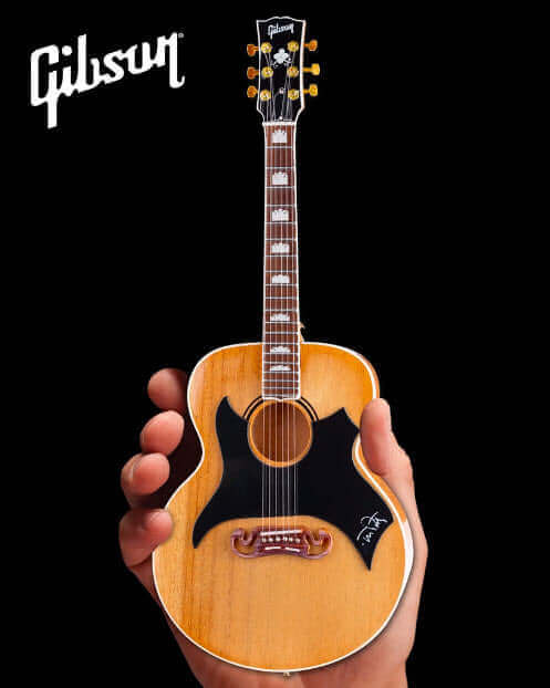 Tom Petty Gibson SJ-200 Wildflower - Antique Natural Miniature Guitar Model