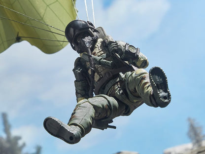 G.I. Joe Classified Series Figurine Pilote d'action 60e anniversaire - HALO - Chute libre à basse altitude - Parachutiste