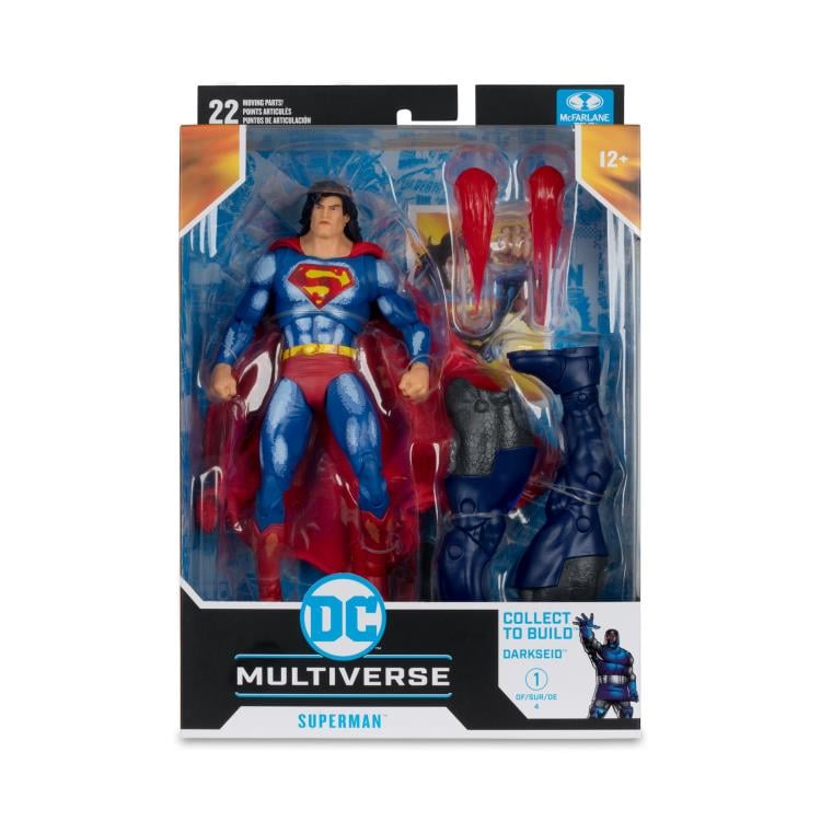 Figurine articulée Superman Justice League Task Force DC Multiverse - Collectionnez pour construire : Darkseid