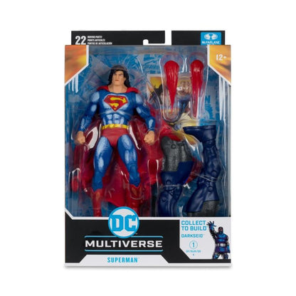 Figurine articulée Superman Justice League Task Force DC Multiverse - Collectionnez pour construire : Darkseid