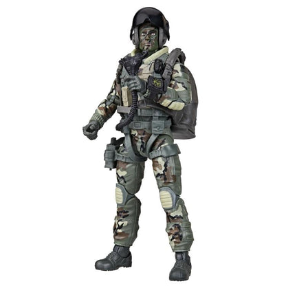 G.I. Joe Classified Series Figurine Pilote d'action 60e anniversaire - HALO - Chute libre à basse altitude - Parachutiste
