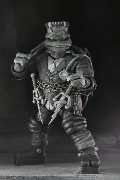 Universal Monsters x Teenage Mutant Ninja Turtles Turtles (Black & White) Action Figure 4-Pack
