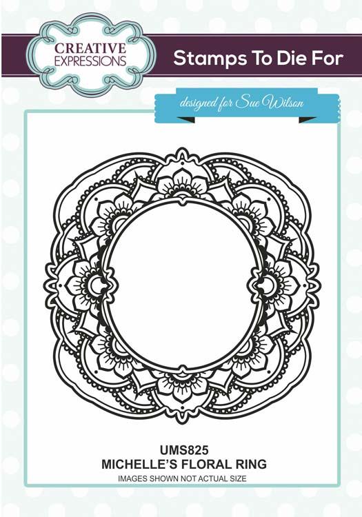 Tampon Creative Expressions Michelle's Floral Ring