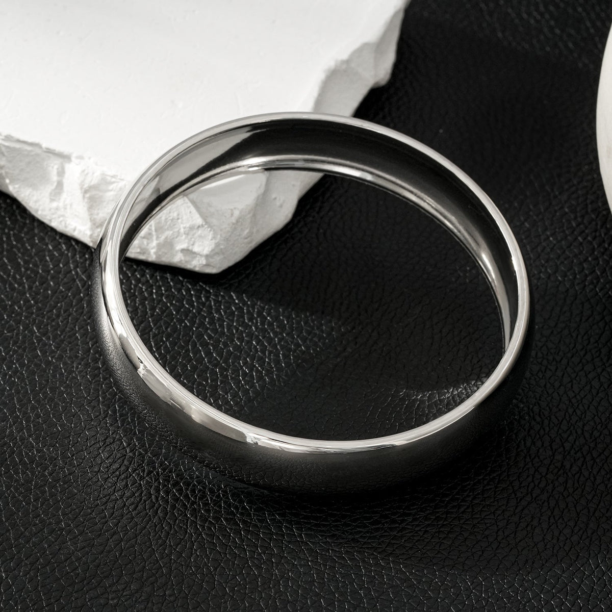 Style UMUAKOT : Bracelet classique en argent à largeur moyenne