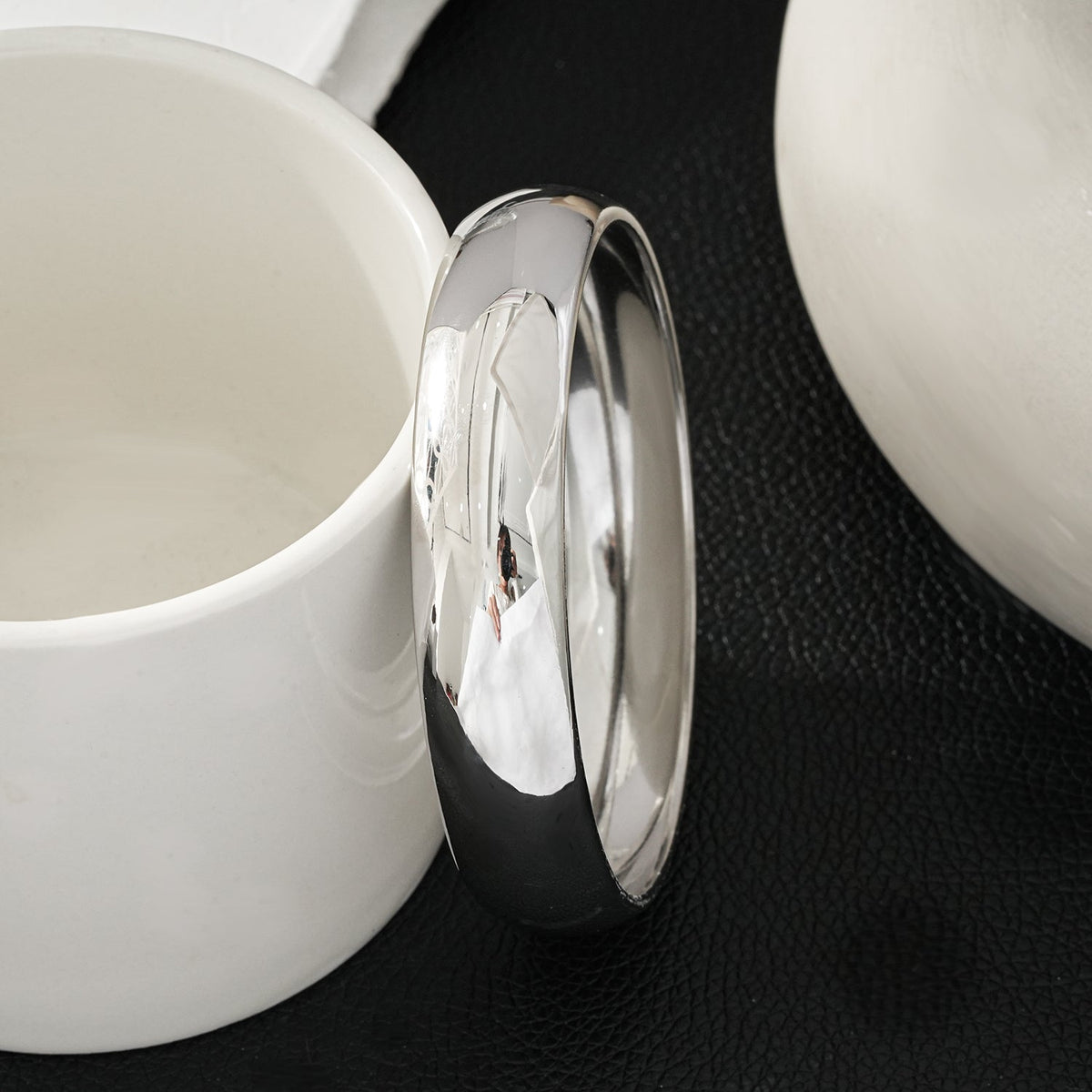 Style UMUAKOT : Bracelet classique en argent à largeur moyenne