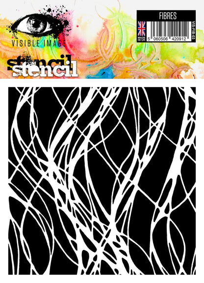Visible Image Fibres Stencil - 6 x 6