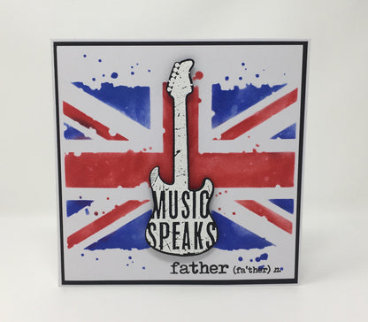 Visible Image Grungy Union Jack Stencil - 6 x 6