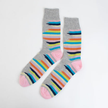 Grey Grunge Stripes
