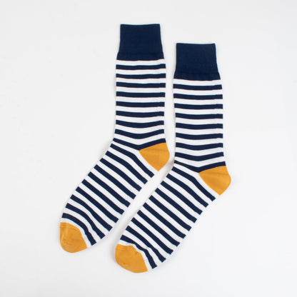 Blue and White Stripes