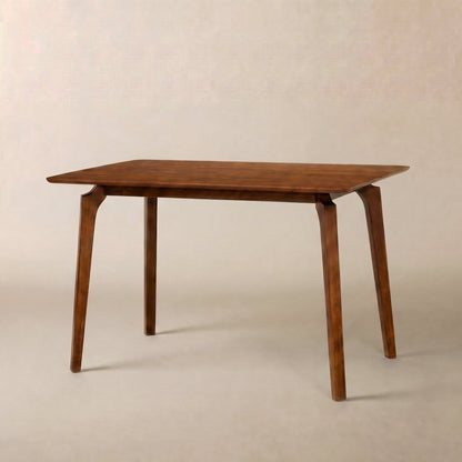 Table à manger en bois massif Acacia Verve de 48 pouces – Table de cuisine idéale pour 4