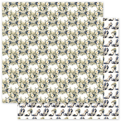 Collection de papiers 15x15 cm Les Essentiels floraux de mariage 2.0 34506