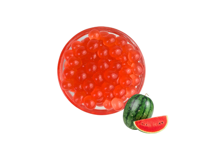 Watermelon Bursting Boba - 7 LB Jar - Popping Boba - Ships Free Within Canada on Orders Above CAD $199