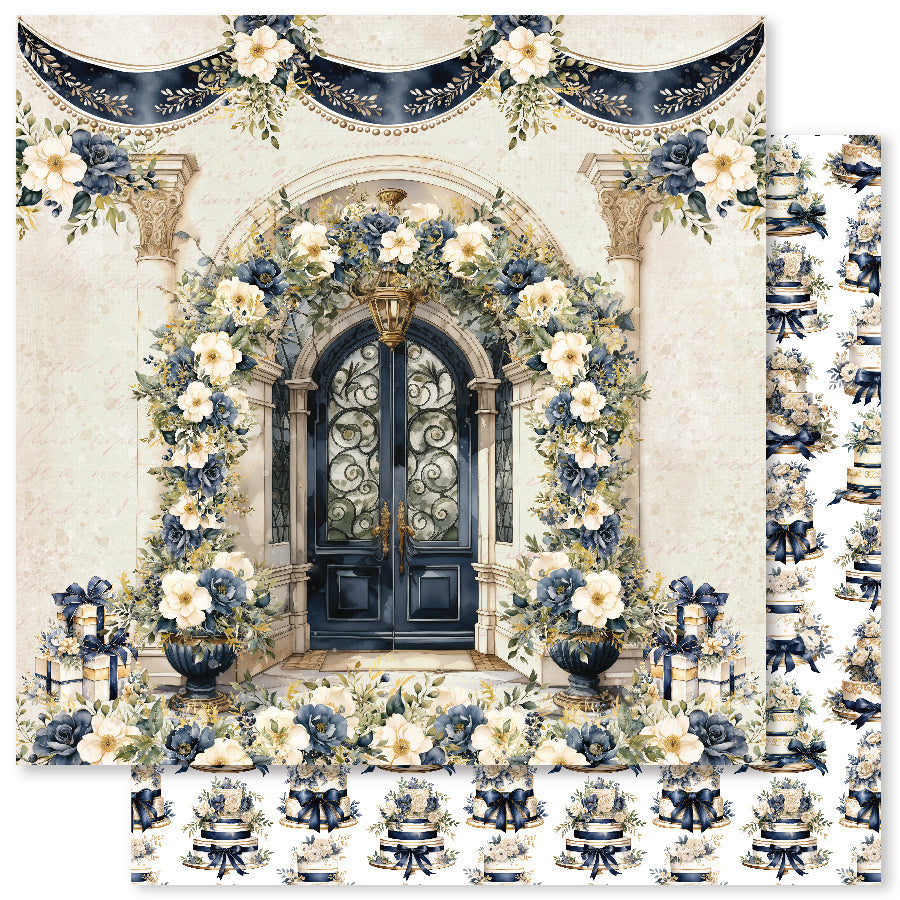Wedding Blooms A 12x12 Paper (12pc Bulk Pack) 31704