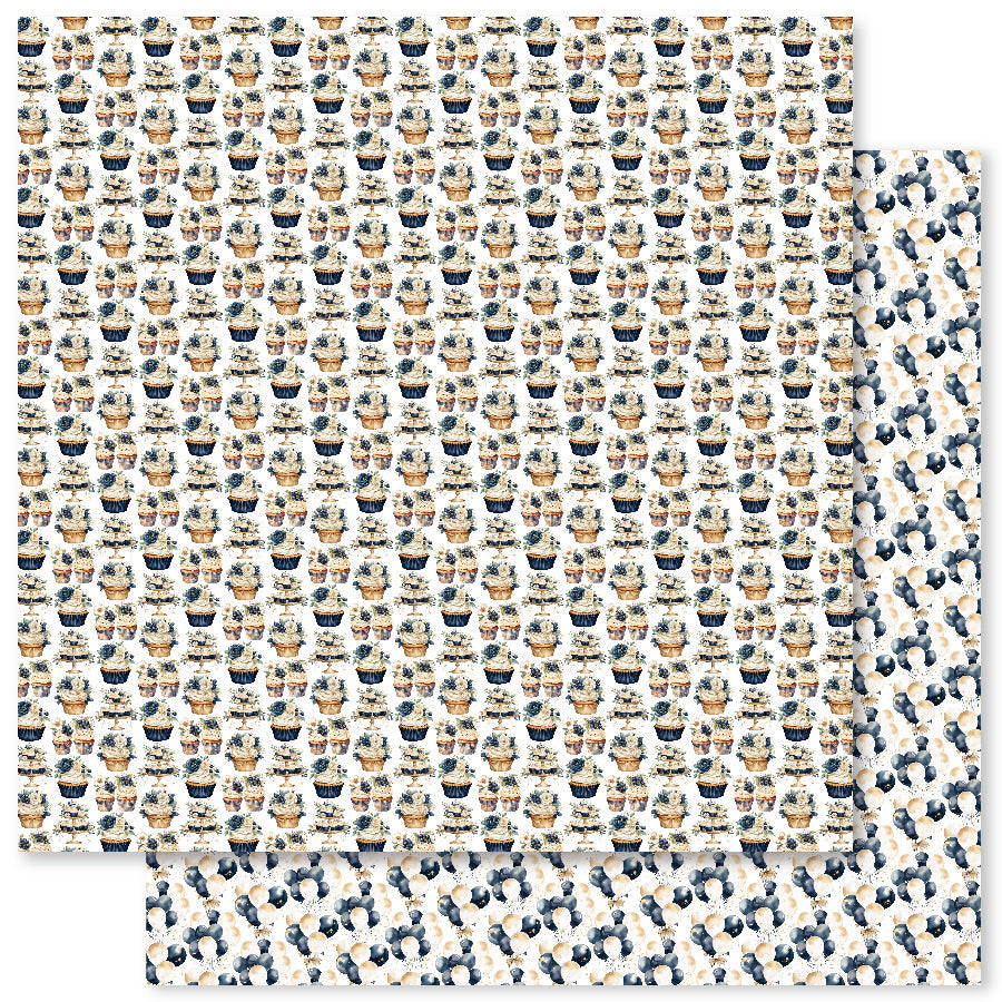 Wedding Blooms Basics C 12x12 Paper (12pc Bulk Pack) 31734