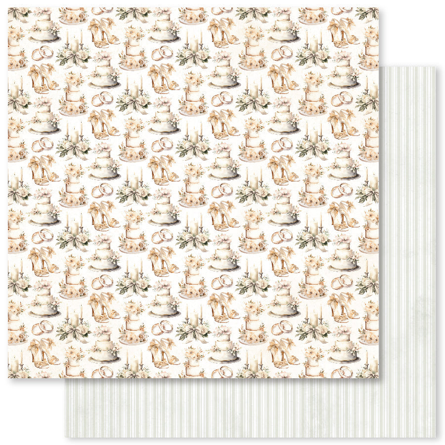 Wedding Joy C 12 x 12 Paper (12 pc Bulk Pack) 34197