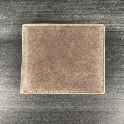 JBG International Men's Card Flip Up Bifold Leather RFID Wallet