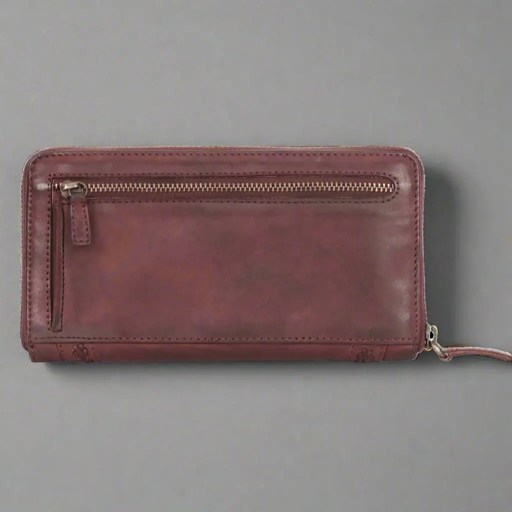 Portefeuille zippé pour femme