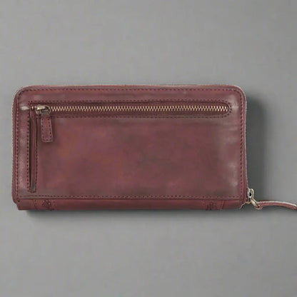 Portefeuille zippé pour femme