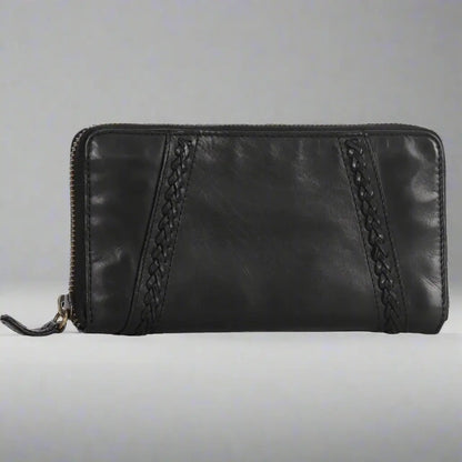 Portefeuille zippé pour femme