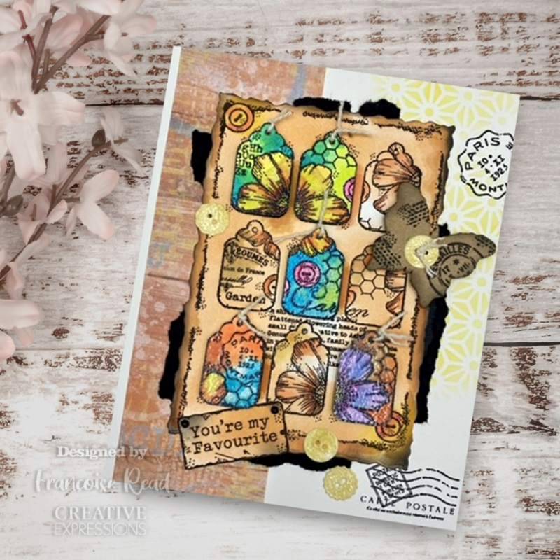 Woodware Francoise Read Junk Journal Chapitre Un Bloc de Papiers 20x20cm