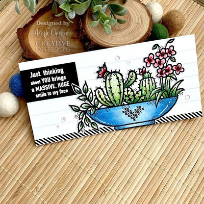 Tampon Woodware Clear Singles Plant Display 10,16 cm x 15,24 cm