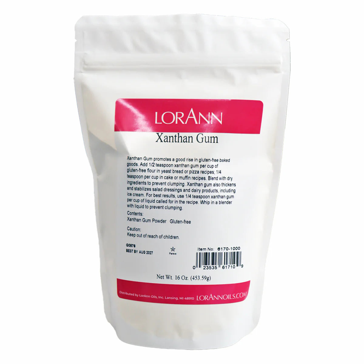 Gomme Xanthane - LorAnn - 16 oz - Distribution Canadienne - Livraison gratuite au Canada pour les commandes de plus de 199 CAD