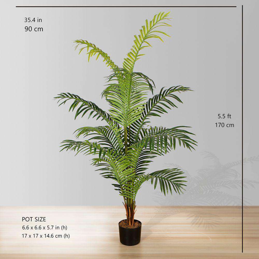 Plante en pot palmier Hawaï Kwai artificielle Xela (plusieurs tailles)