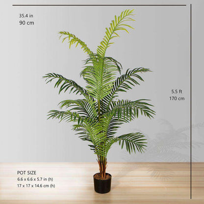Plante en pot palmier Hawaï Kwai artificielle Xela (plusieurs tailles)