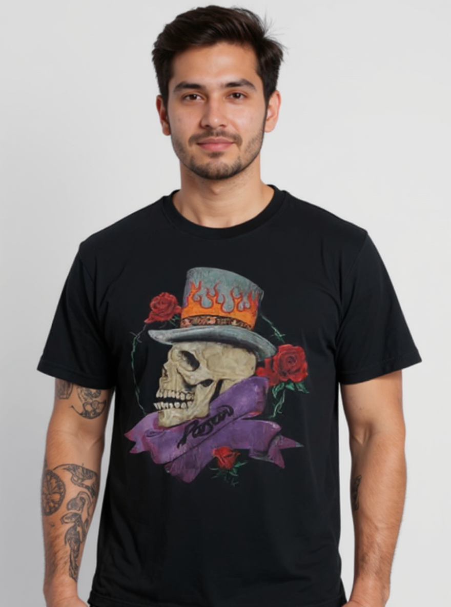 Poison - Greatest Hits Black T-Shirt
