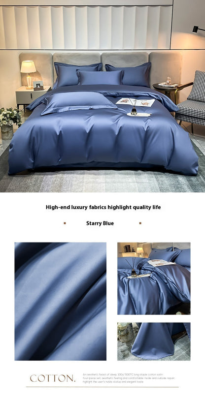 Egyptian Long‑Staple Satin Fabric Cotton Sheet – Luxury, Breathability &amp; Timeless Comfort