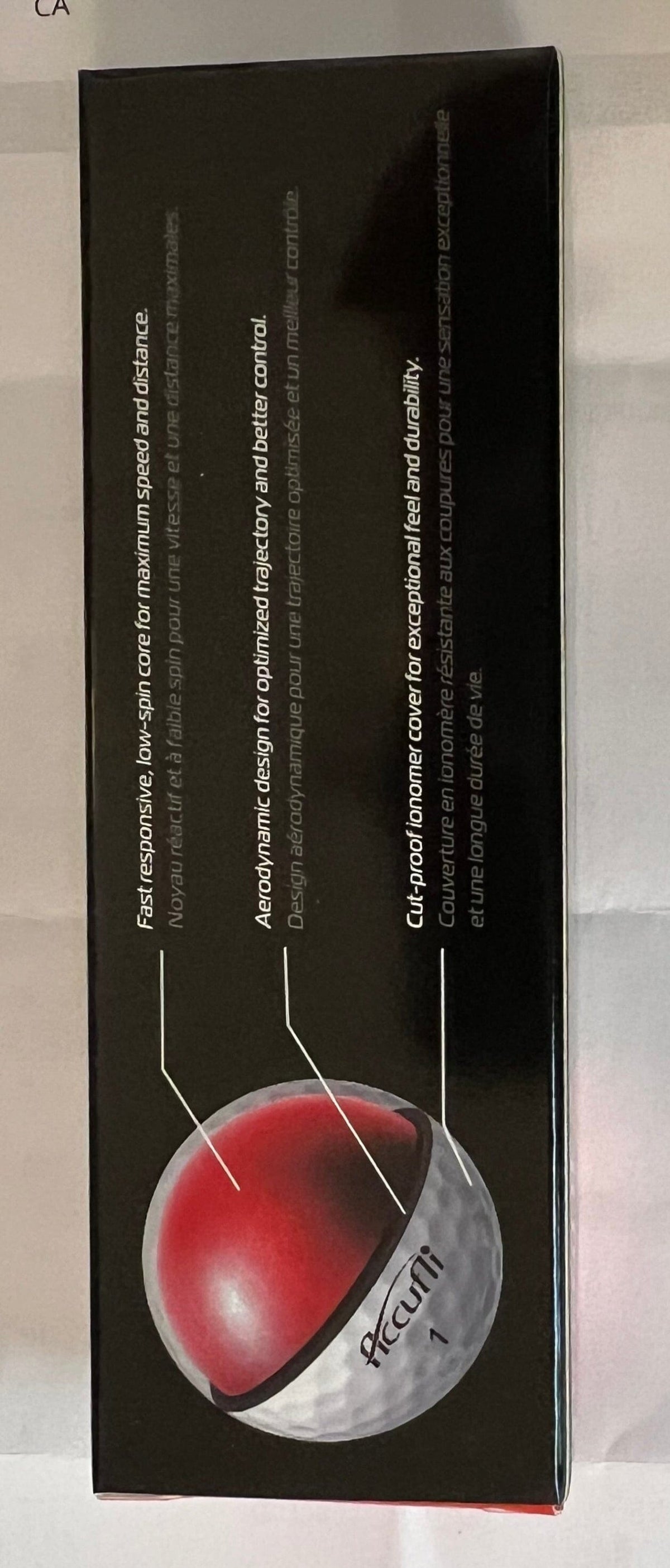 Balles de golf Accufli Max Distance blanches