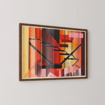 Alexandra Exter - Maquettees de Theatre 13 PRINT | Bauhaus-Inspired Abstract Art | Bold Modernist Wall Decor available framed