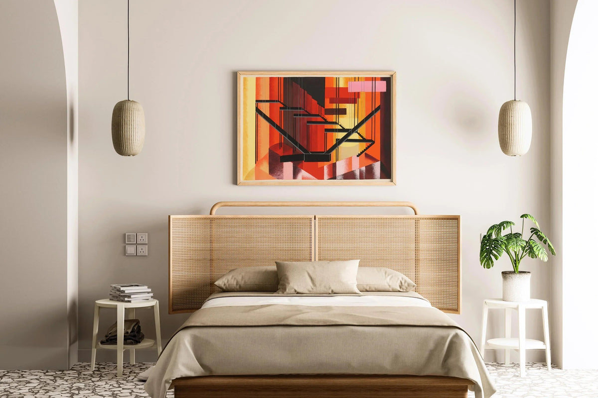 Alexandra Exter - Maquettees de Theatre 13 PRINT | Bauhaus-Inspired Abstract Art | Bold Modernist Wall Decor available framed