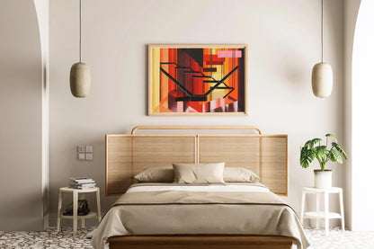 Alexandra Exter - Maquettees de Theatre 13 PRINT | Bauhaus-Inspired Abstract Art | Bold Modernist Wall Decor available framed