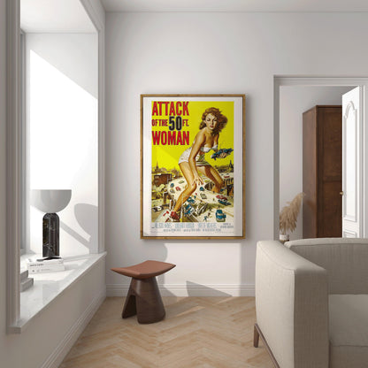 Attack of the 50 Foot Woman | Vintage Movie Poster (available handframed or unframed)