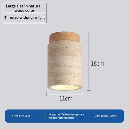 Japanese Style Trendy Yellow Cave Style Ceiling Light For Home Use