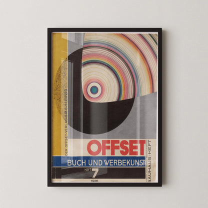 Bauhaus Magazine Cover Art Print: Joost Schmidt Mid-Century Modern