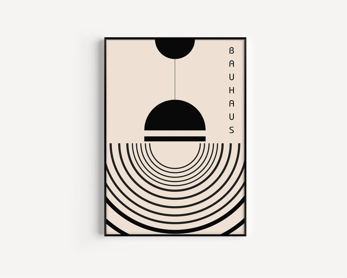 Bauhaus 'The Lamp' Art Print: Mid-Century Modern Giclee