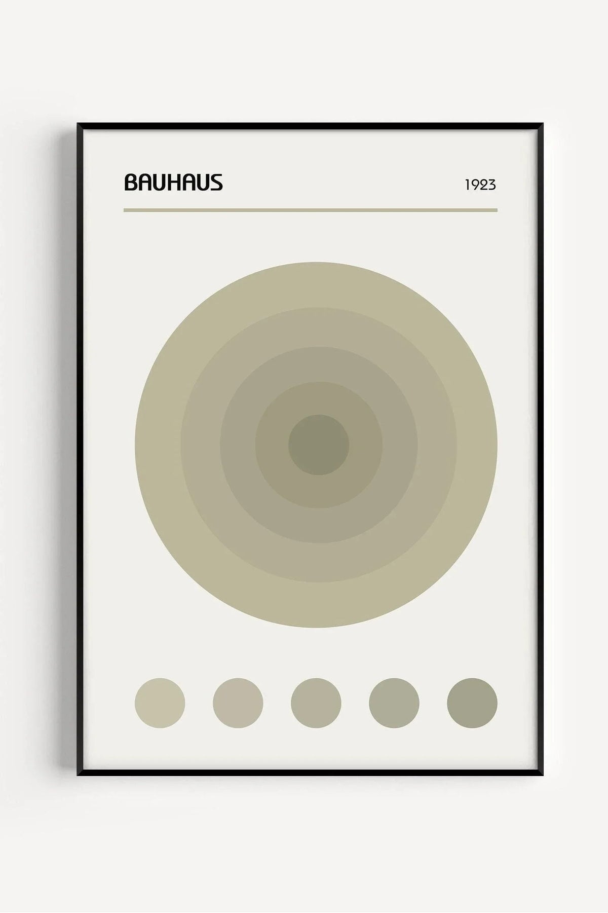 Bauhaus 'The Target' Art Print: Mid-Century Modern Giclee